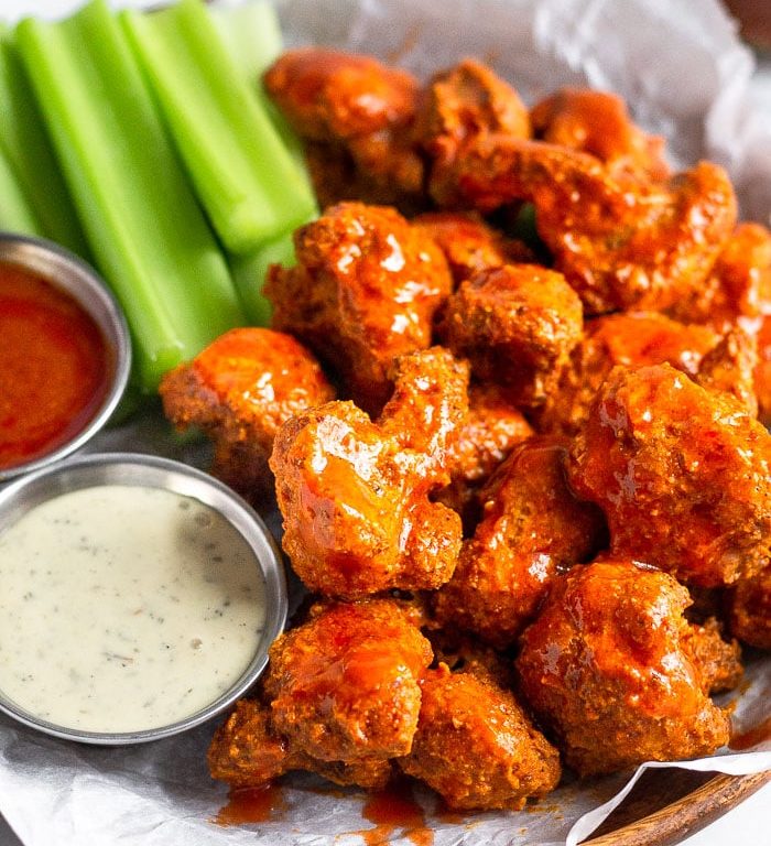 Air-Fryer-Buffalo-Cauliflower-8